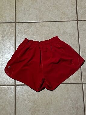 lululemon athletica Red Women’s Athletic Shorts